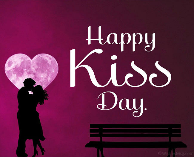 Kiss Day is observed every year on 13th of February during a Valentine's week. Quotes, wishes, and images are here.