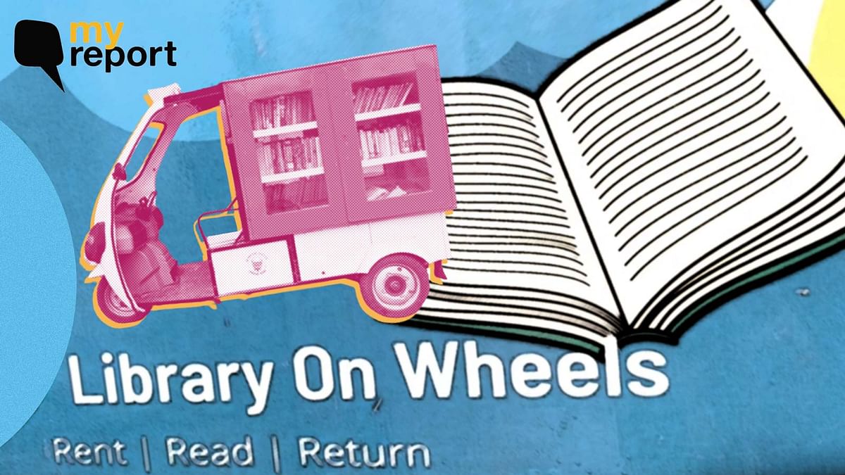 'Welcome to Library On Wheels, We're Literary Bringing Books to Your Doorsteps'