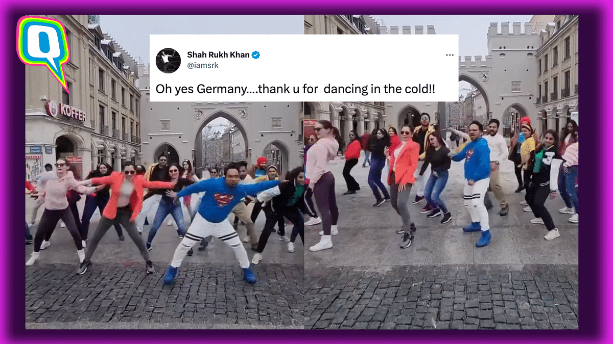 Shah Rukh Khan Thanks Fans in Germany Who Danced To 'Jhoome Jo Pathaan' In Cold