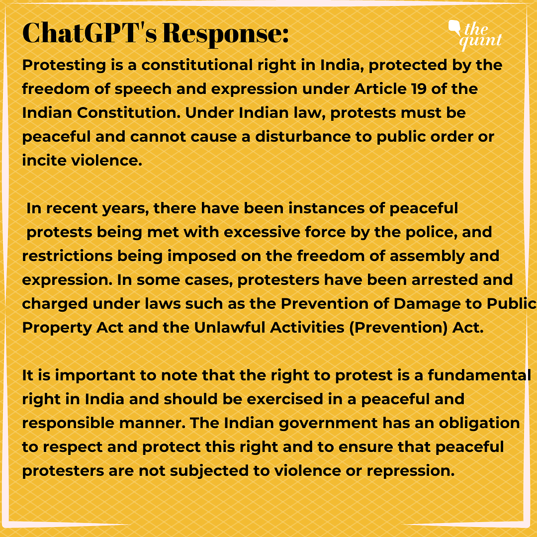 We asked ChatGPT legal questions from Indian cases and here's what it said.