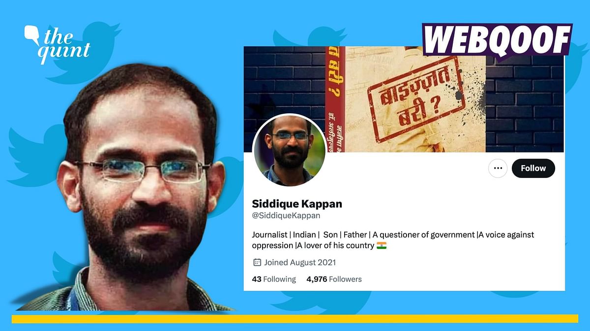 Siddique Kappan’s Fake Twitter Account Emerges After His Release From Jail