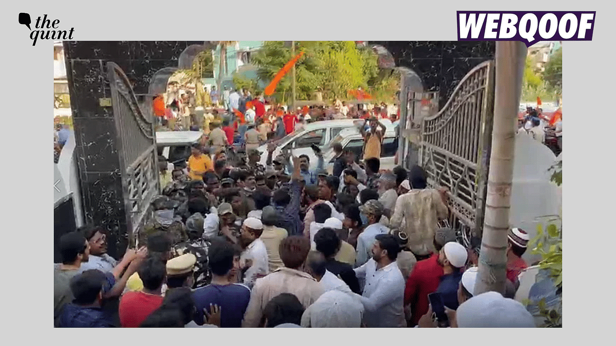 Old Video From AP Shared as ‘Muslims Disrupting Hindutva Rally in Maharashtra'