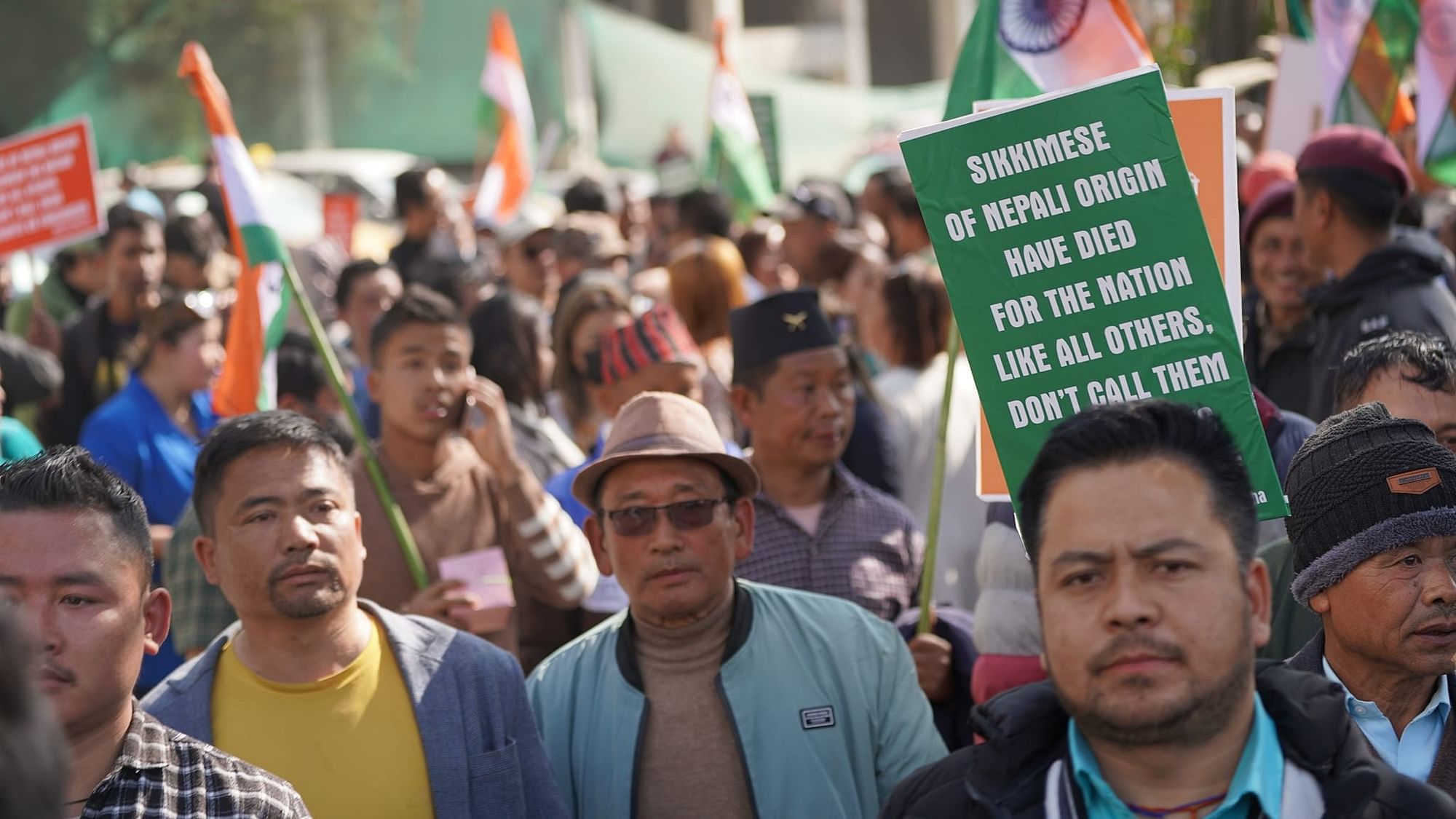 <div class="paragraphs"><p>A protest rally in Gangtok.&nbsp;</p></div>