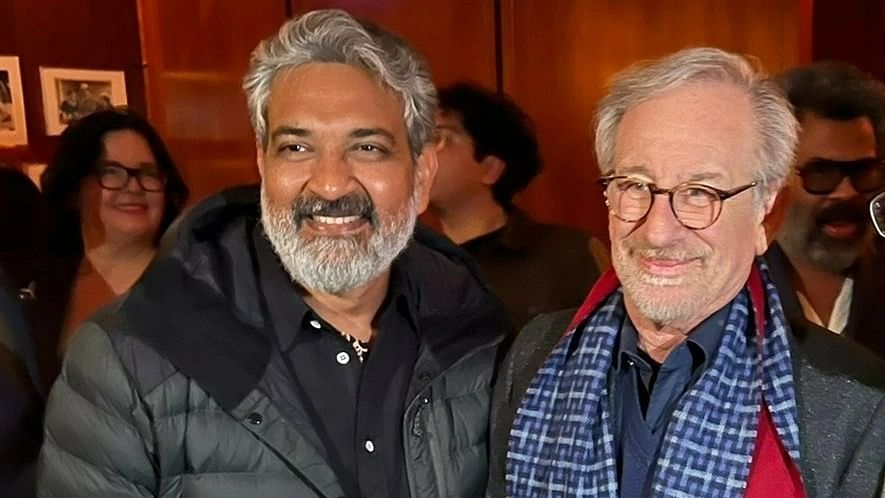 <div class="paragraphs"><p>Steven Spielberg talks about SS Rajamouli’s RRR.&nbsp;</p></div>