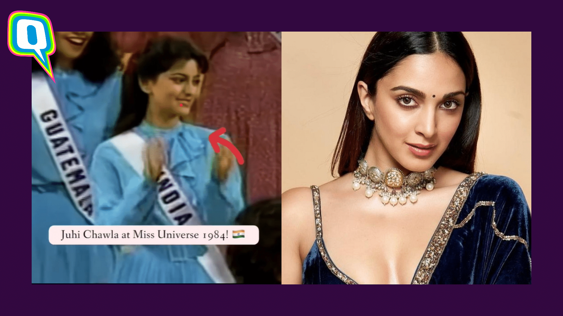<div class="paragraphs"><p>Juhi Chawla's Miss Universe Video Resurfaces; Fans compare Her to Kiara Advani</p></div>