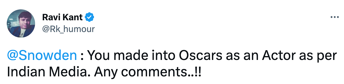 The news anchor was conducting a telephonic interview with the actor, Edward Sonnenblick after RRR's Oscar win  