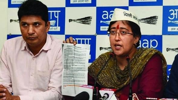 <div class="paragraphs"><p>Aam Aadmi Party (AAP) MLAs Saurabh Bharadwaj and Atishi Marlena were appointed as ministers in the Delhi government by President Droupadi Murmu on Tuesday, 7 March.</p></div>