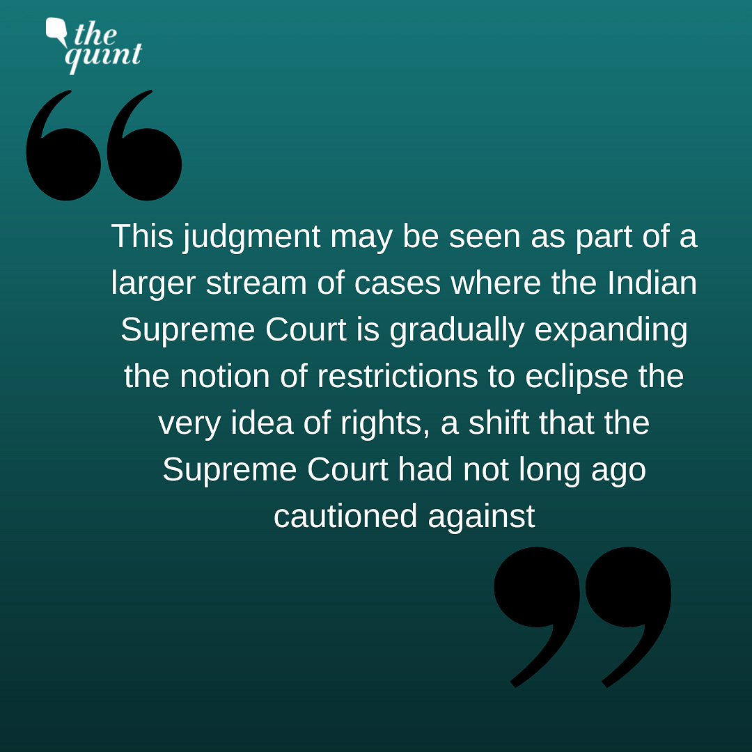 This judgment removes one of the few potential safeguards against the overbroad provisions of the UAPA.