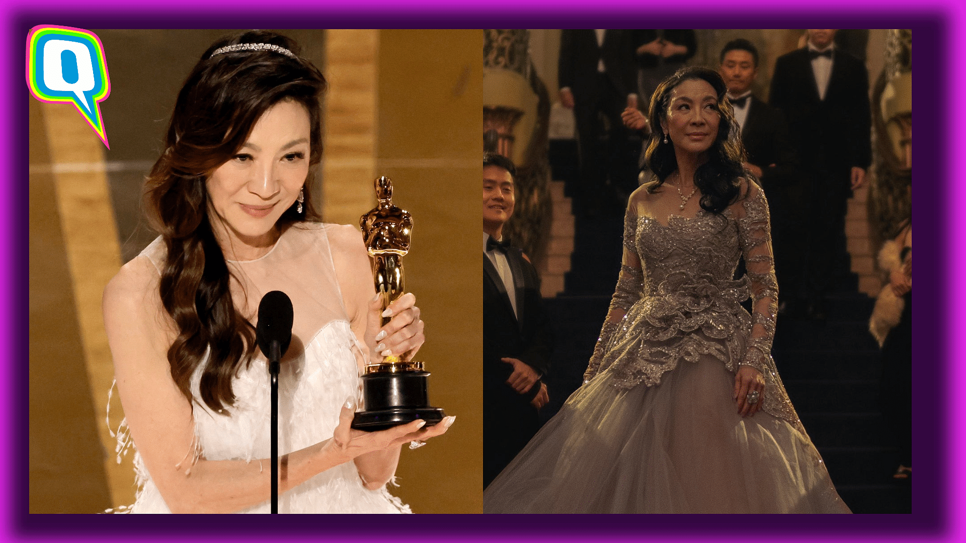 <div class="paragraphs"><p>Michelle Yeoh became the first Asian woman to win the Best Actress award at the Oscars.&nbsp;</p></div>