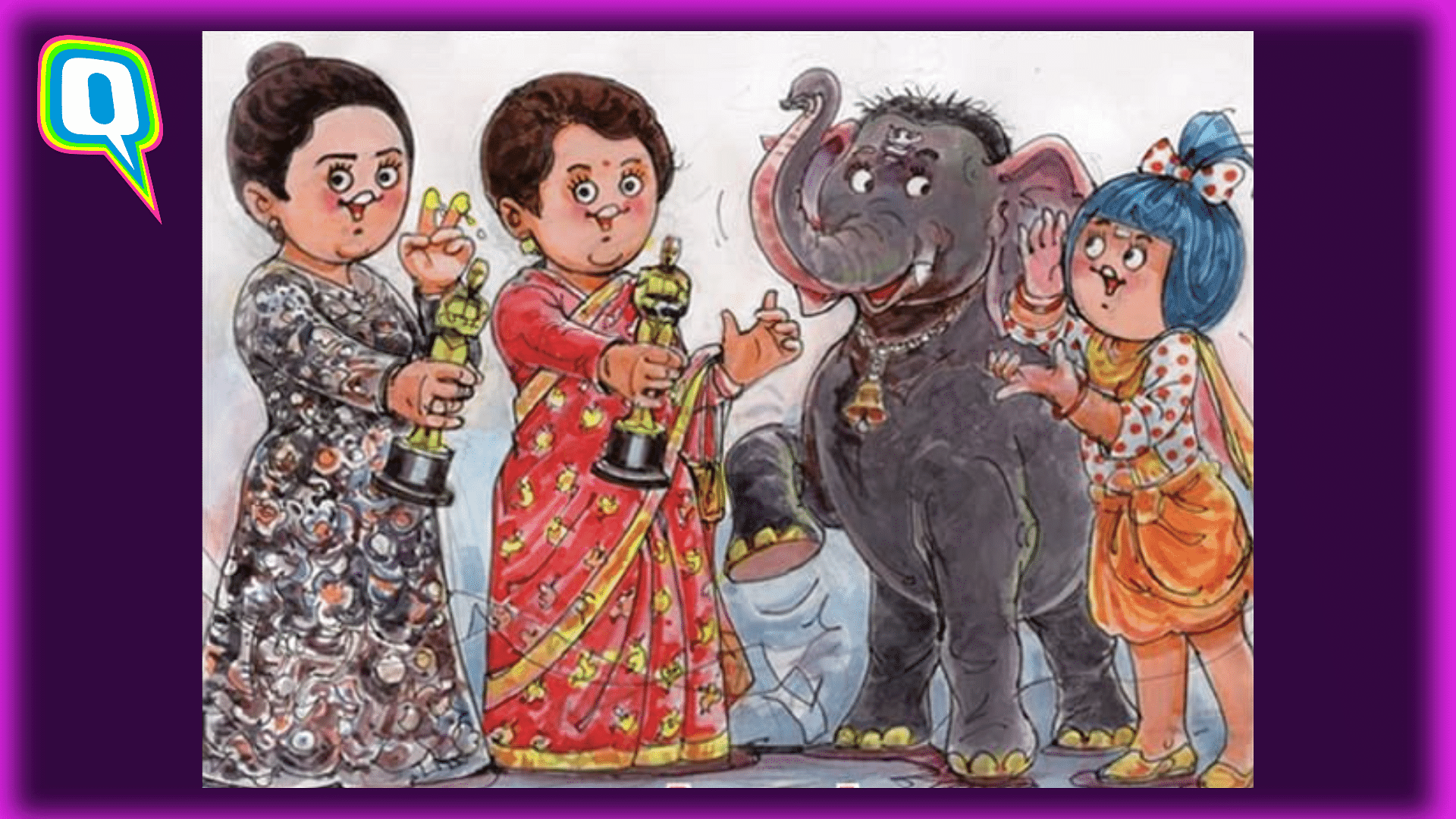 <div class="paragraphs"><p>Amul features Kartiki Gonsalves and Guneet Monga with their Oscar awards in a new doodle.&nbsp;</p></div>