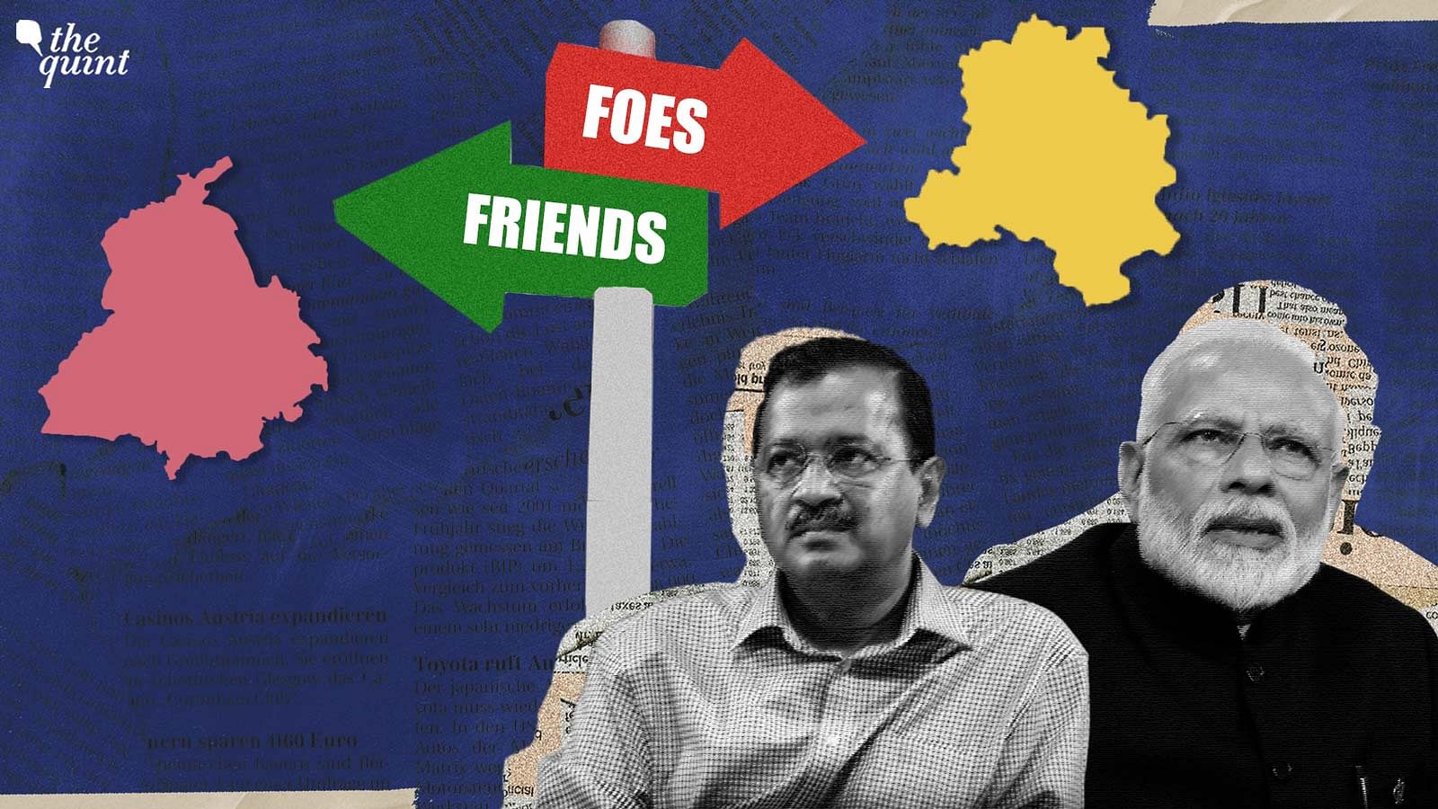 <div class="paragraphs"><p>While the AAP and the BJP are at loggerheads in Delhi, their coordination in the Amritpal Singh crackdown in Punjab has come as a surprise to many.&nbsp;</p></div>