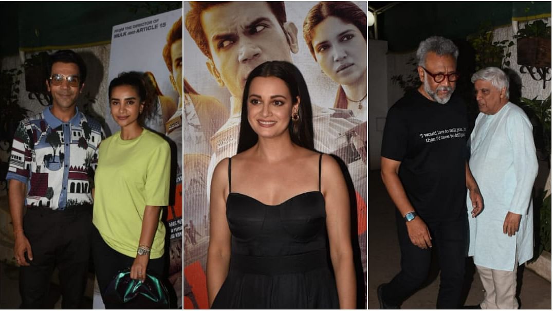 Pics: Javed Akhtar, Rajkummar Rao, Dia Mirza & Others Attend 'Bheed' Screening