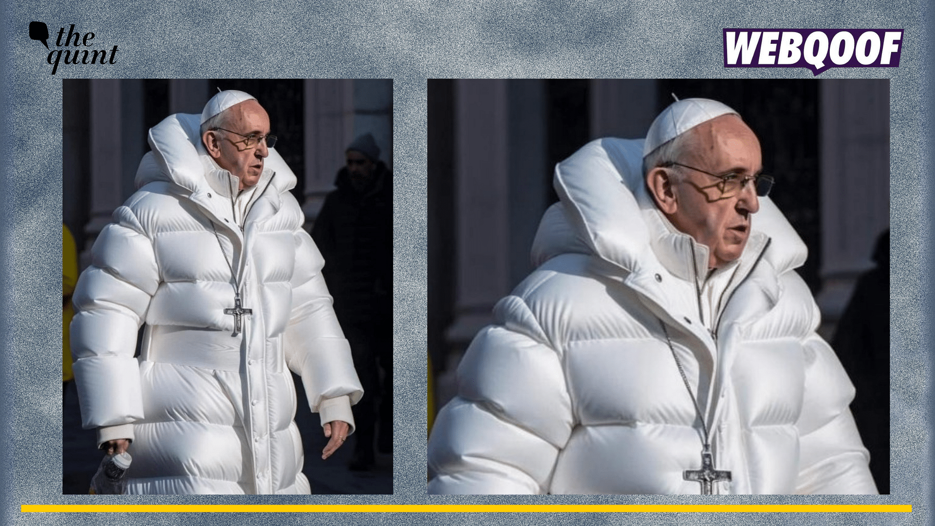 <div class="paragraphs"><p>Fact-check: This viral photo of Pope Francis in a white puffer coat is AI-generated. </p></div>
