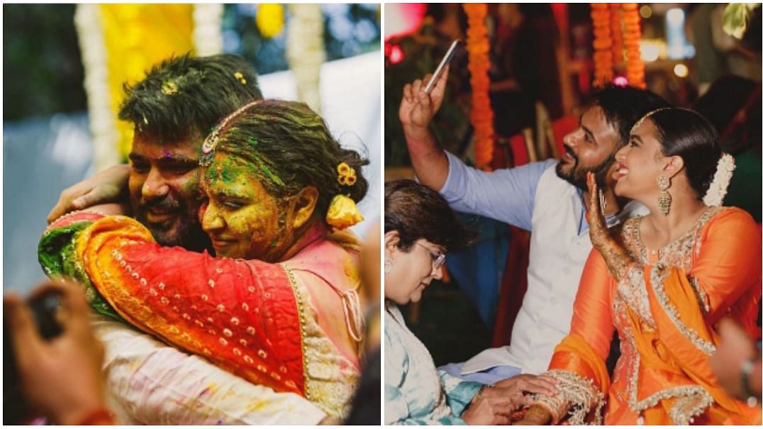 <div class="paragraphs"><p>Swara Bhasker shares more pics from her pre-wedding festivities with Fahad Ahmad.</p></div>