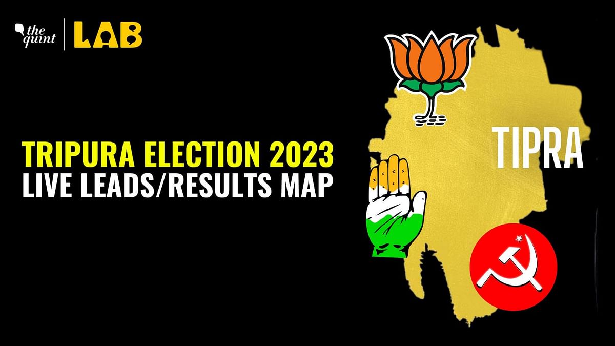 BJP Storms Ahead in Tripura Elections 2023: Check Live Leads/Results Map Here