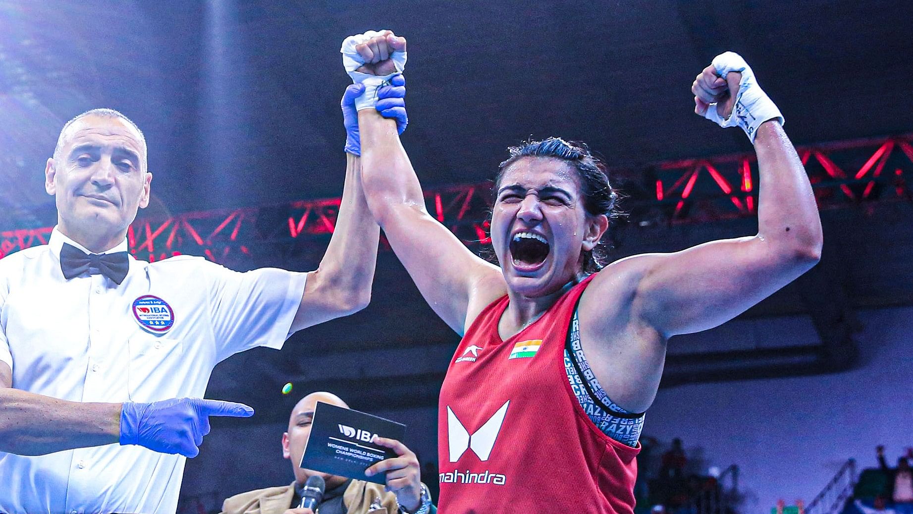 <div class="paragraphs"><p>Saweety Boora has won her first Boxing World Championship title.&nbsp;</p></div>