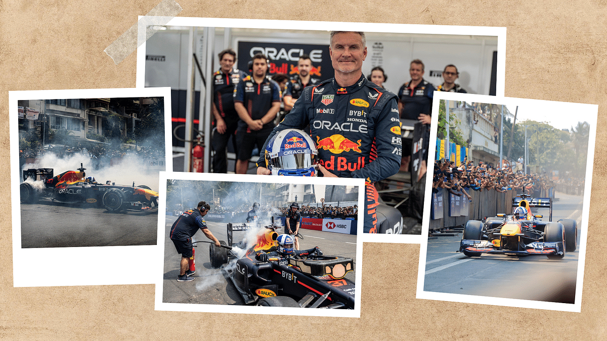In Photos: David Coulthard Enthrals Mumbai With Red Bull F1 Car's Pace & Power