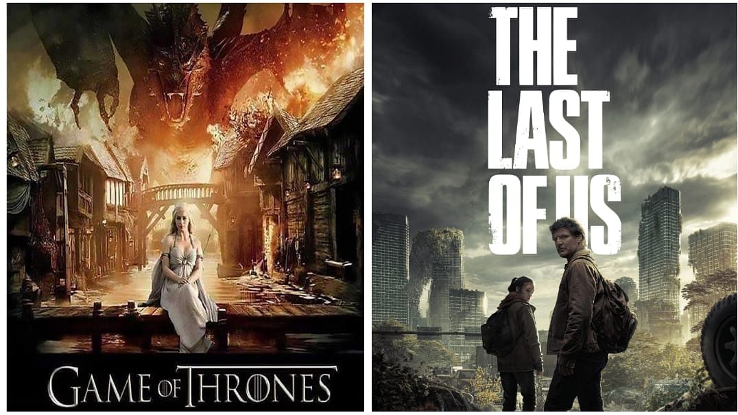 <div class="paragraphs"><p>Posters of<em> Game of Thrones </em>and&nbsp;<em>The Last of Us.</em></p></div>