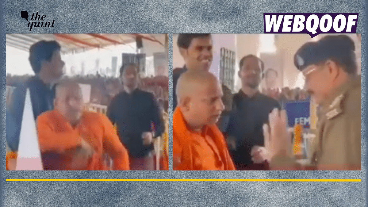 No, This Video Doesn’t Show Yogi Adityanath Being ‘Pushed Out Of Bageshwar Dham'