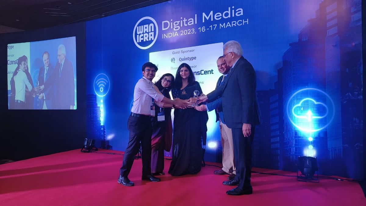 The awards ceremony, South Asian Digital Media Awards 2022, was held in New Delhi on 16 March.