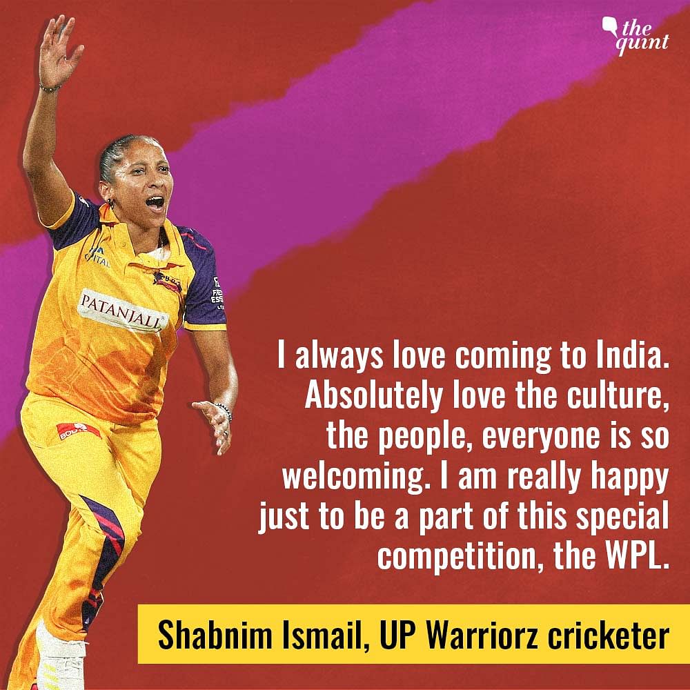Raised in Cape Town, South African speedster Shabnim Ismail has her roots in India's Gujarat.