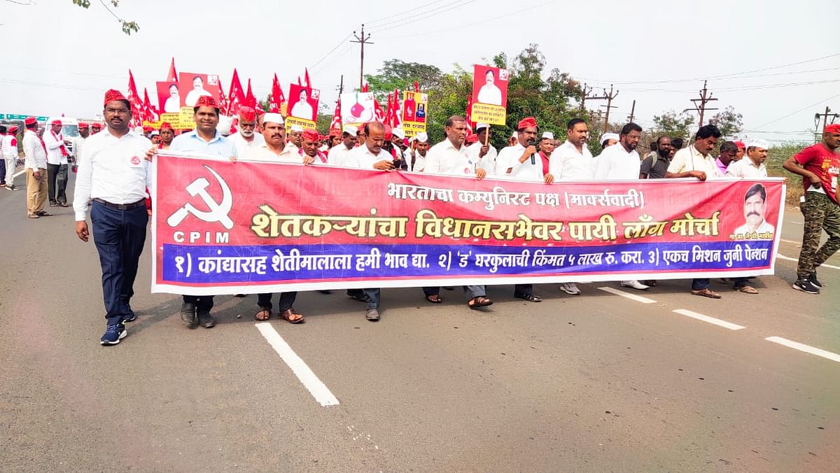 The farmers will cover a distance of more than 200 km in their long march – a third such march in the last 5 years.