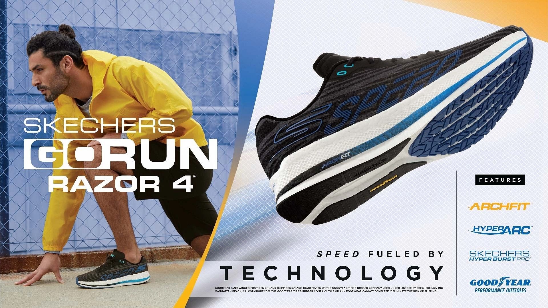 <div class="paragraphs"><p>The Skechers Go Run Razor 4 is available at <a href="https://www.skechers.in/">Skechers.in</a> and in Skechers retail stores.</p></div>