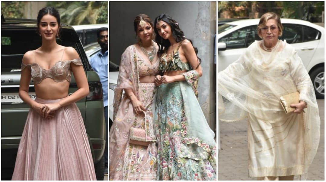 Photos: Ananya Panday, Helen & Others Arrive For Alanna Panday-Ivor  McCray's Mehendi Ceremony