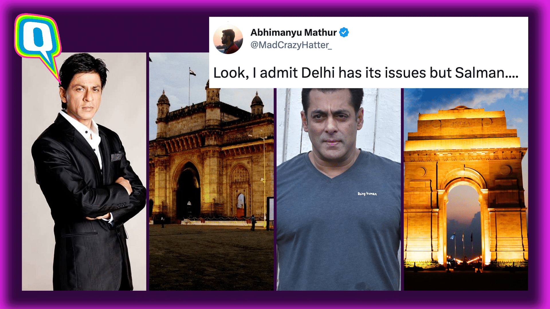 <div class="paragraphs"><p>Shah Rukh Khan was called Bombay, and Salman Khan was called Delhi by Freddy Birdy</p></div>
