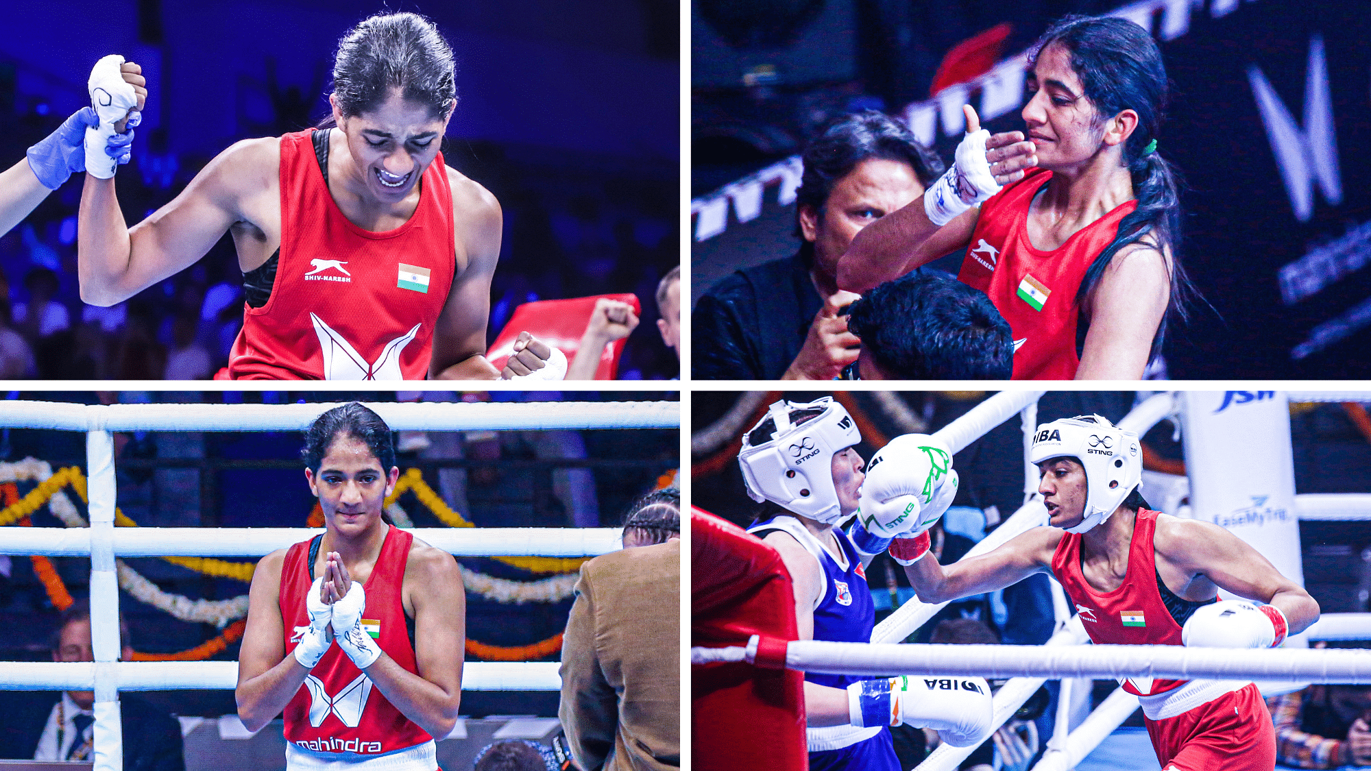<div class="paragraphs"><p>India's Nitu Ghanghas (48kg) clinched the Women's World Boxing Championship gold after beating Lutsaikhan Altansetseg of Mongolia 5-0 in the 48kg final.</p></div>