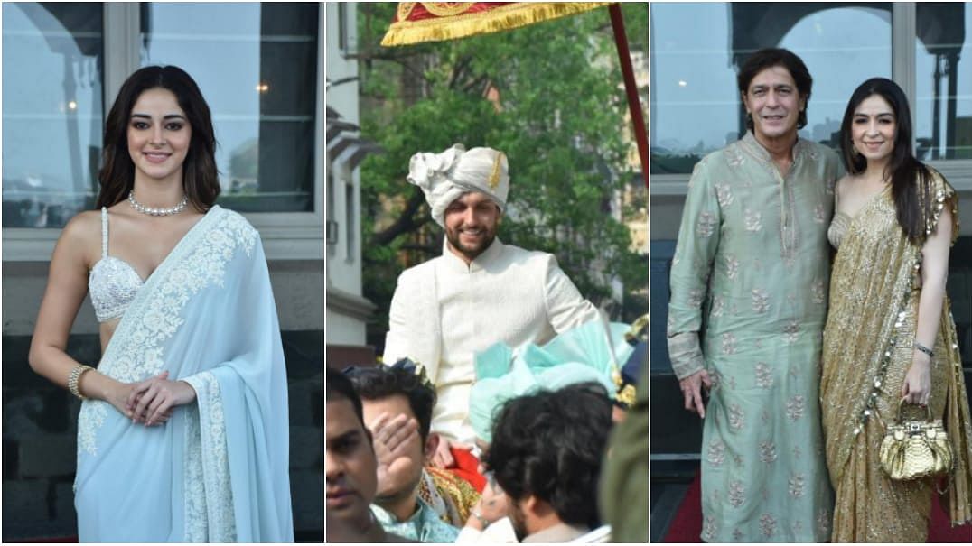 In Pics: Ananya Panday & Others Arrive For Alanna Panday-Ivor McCray's Wedding