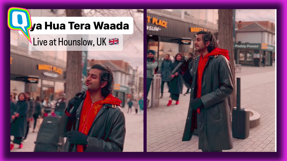 Busker Impresses London Crowd With Soulful Rendition of ‘Kya Hua Tera Wada’