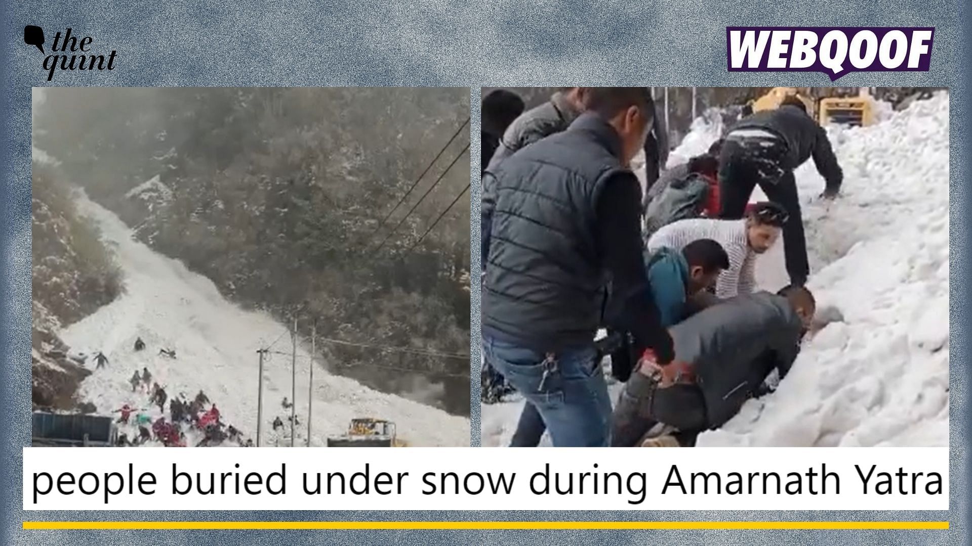 <div class="paragraphs"><p>Fact-check: These video are from avalanche that hit Sikkim in April 2023 and are not from Amarnath Yatra.</p></div>