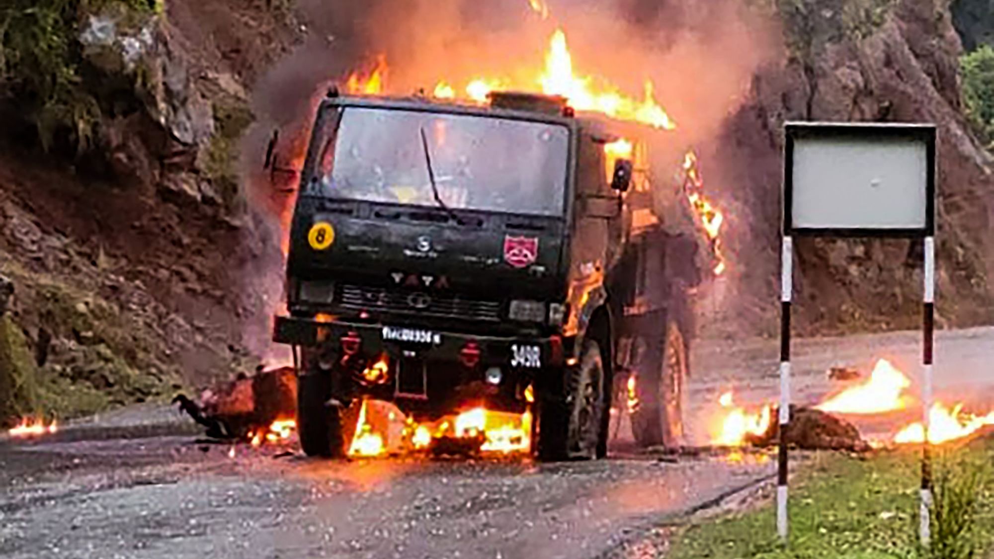 <div class="paragraphs"><p>Five soldiers were killed after an army vehicle was ambushed in Poonch area of Jammu and Kashmir, with the assailants taking advantage of heavy rains and low visibility, officials said on Thursday, 20 April.</p></div>