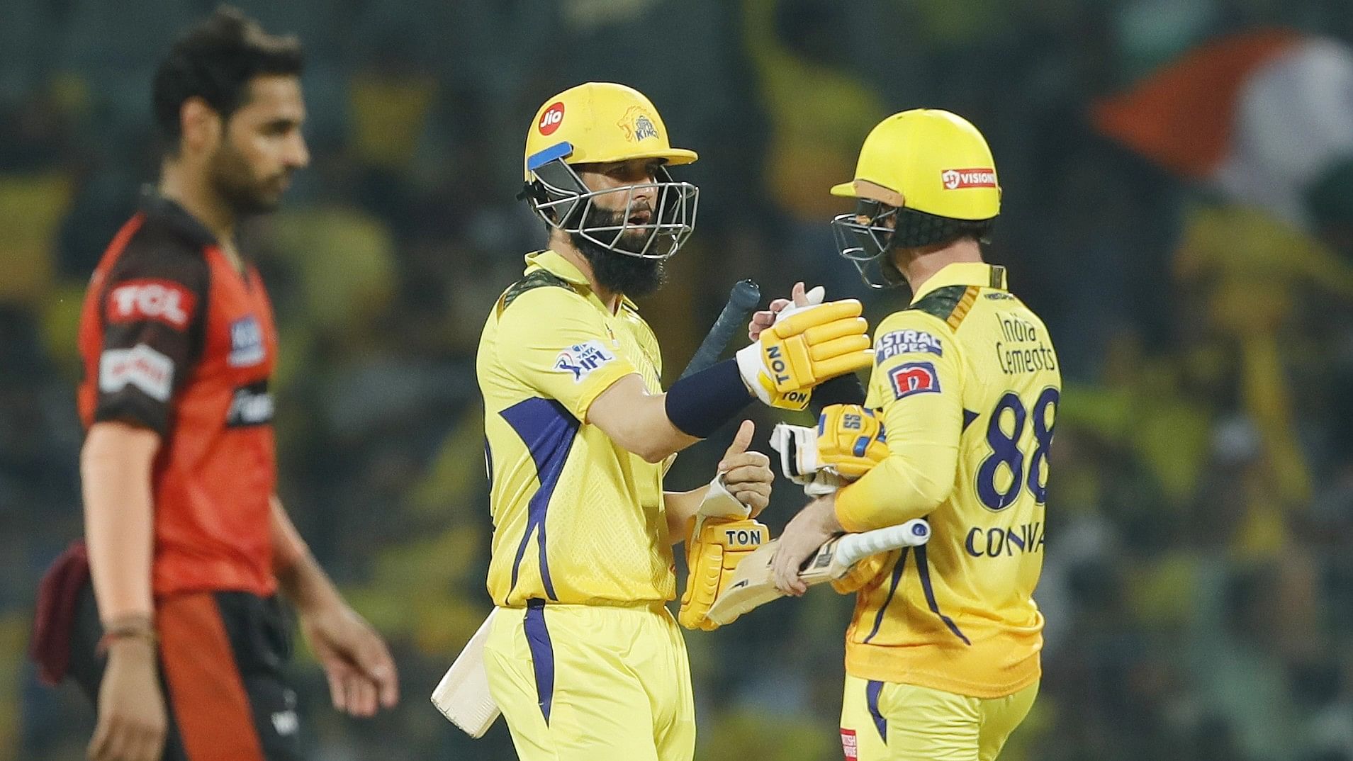 <div class="paragraphs"><p>IPL 2023: Chennai Super Kings defeated Sunrisers Hyderabad by seven wickets.</p></div>