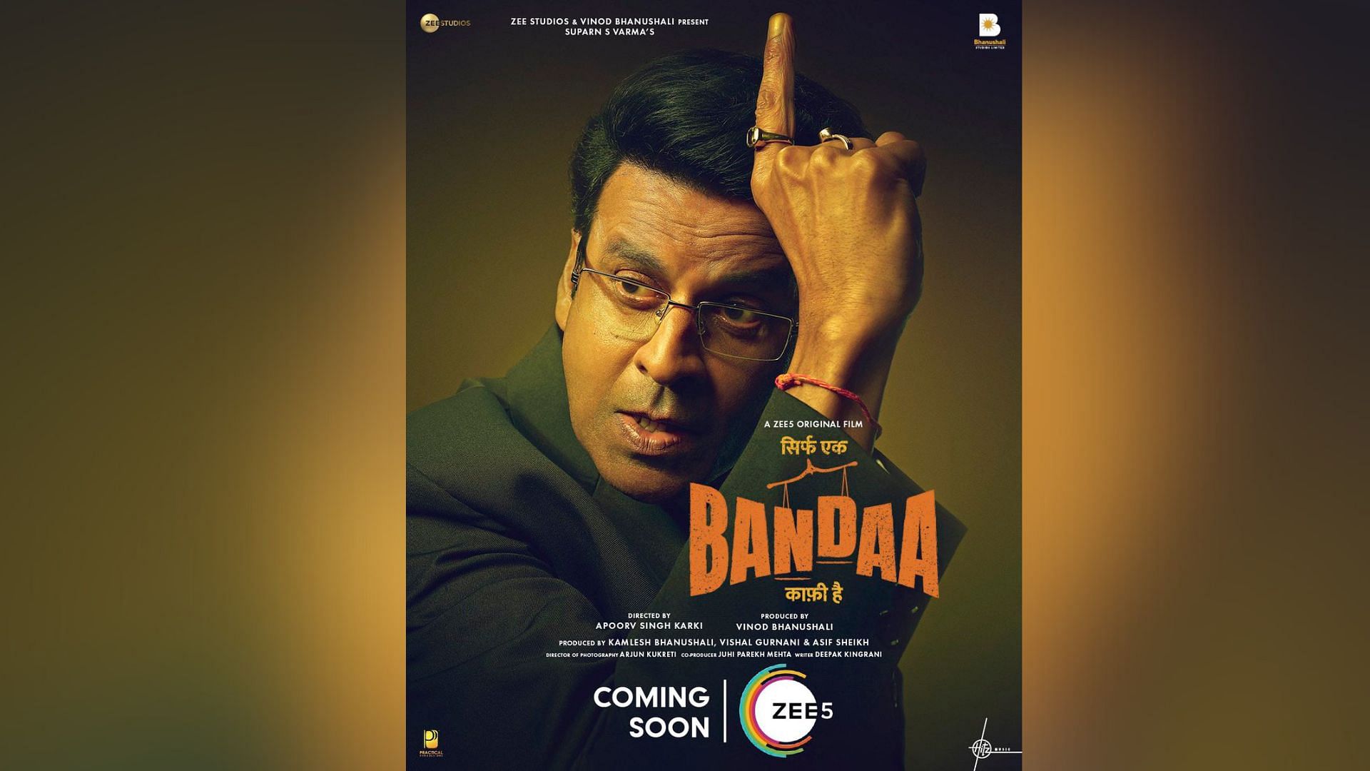 <div class="paragraphs"><p>Manoj Bajpayee starrer ‘Bandaa’ to make digital premiere on Zee5</p></div>