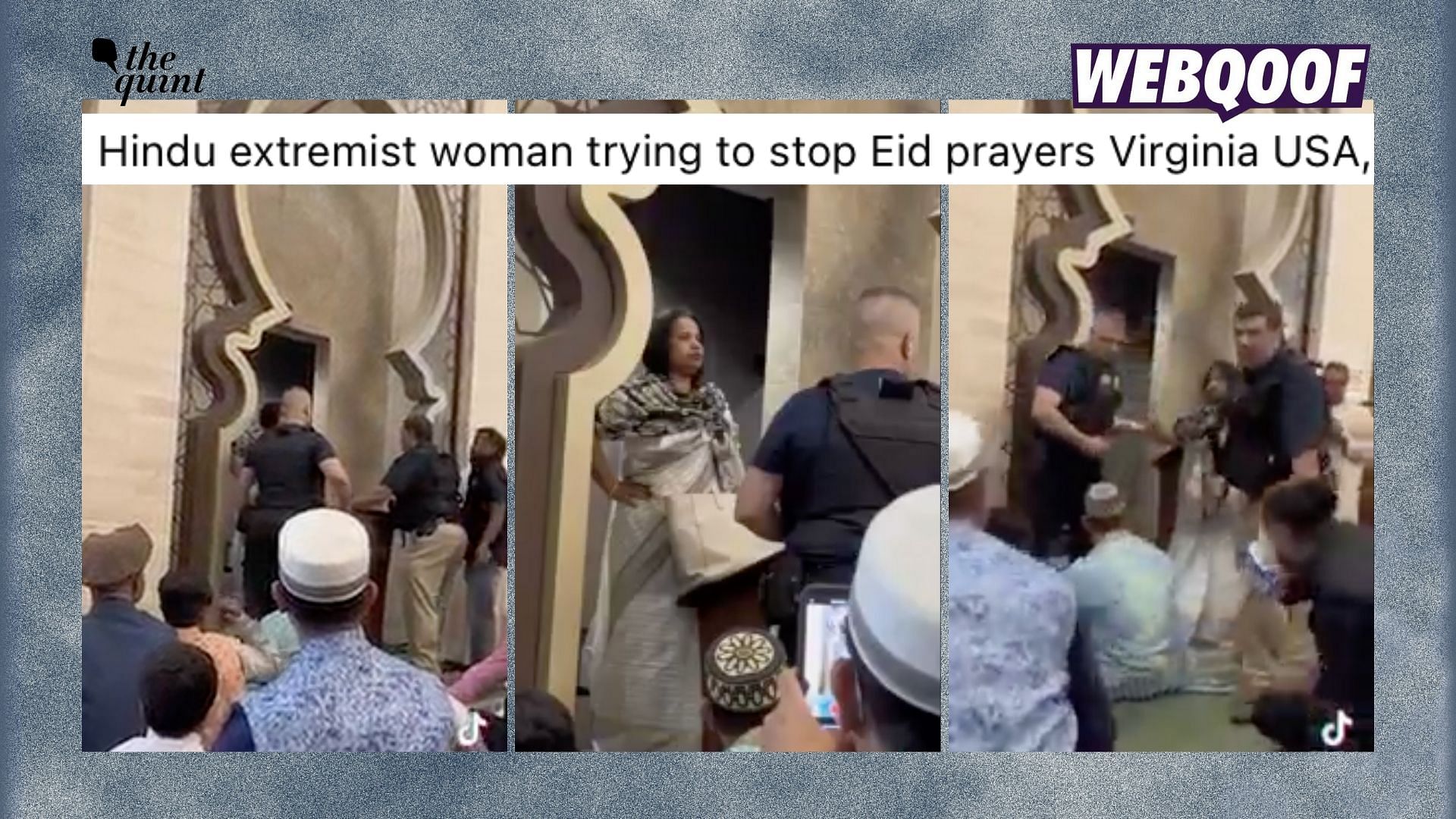 <div class="paragraphs"><p>The video is from Virginia's ADAMS center and shows a woman creating a ruckus during Eid prayers.</p></div>
