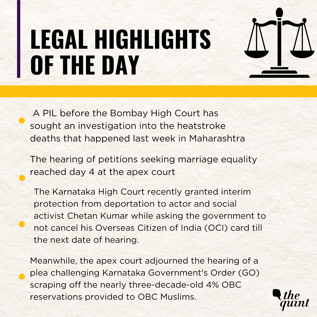 Catch the top highlights from Indian courts on Tuesday.
