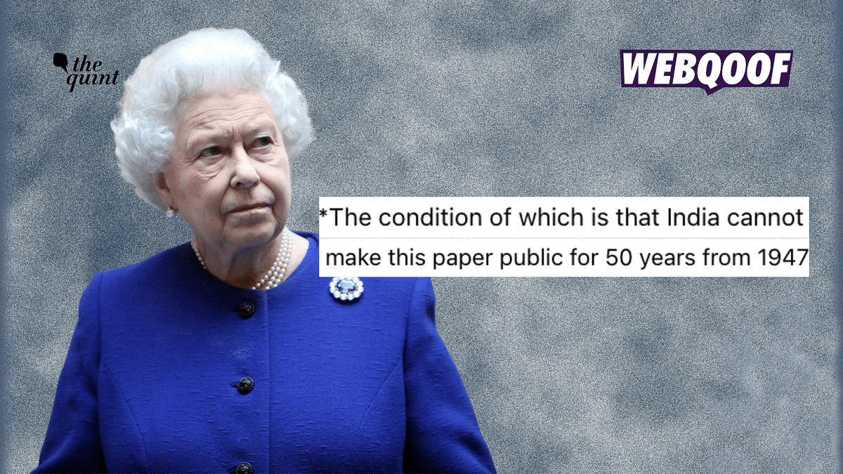 Text on Claims About ‘Transfer of Power Agreement’ and Queen Elizabeth Is False!