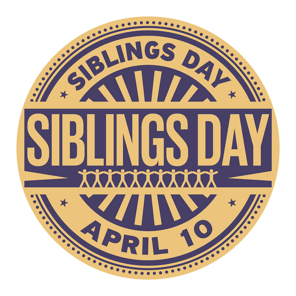 Happy National Siblings day 2023. Share these Images, Posters, WhatsApp Status, Quotes, & Wishes