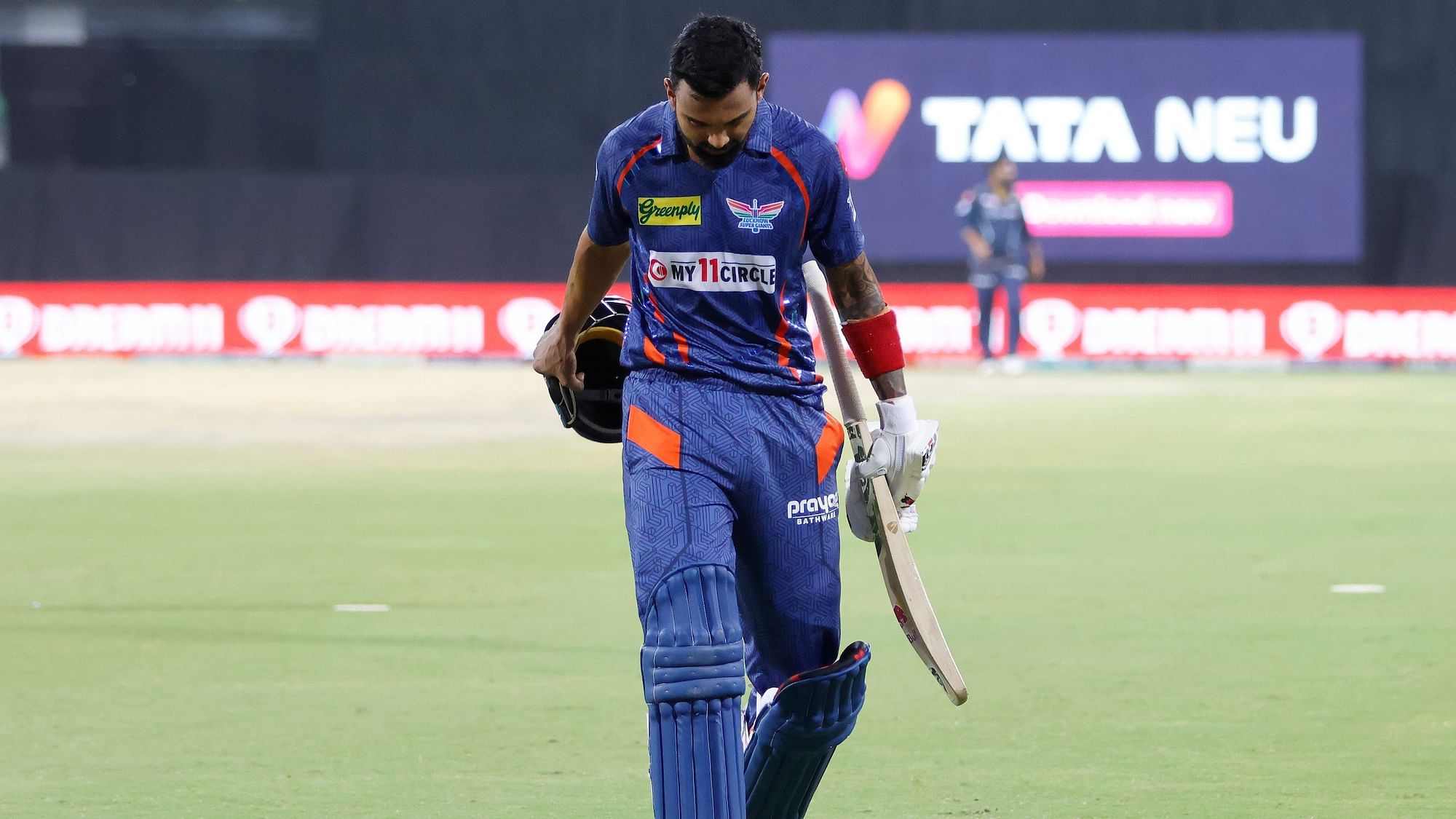 <div class="paragraphs"><p>IPL 2023: Lucknow Super Giants' skipper, KL Rahul scored 68 runs in 61 deliveries against Gujarat Titans.</p></div>