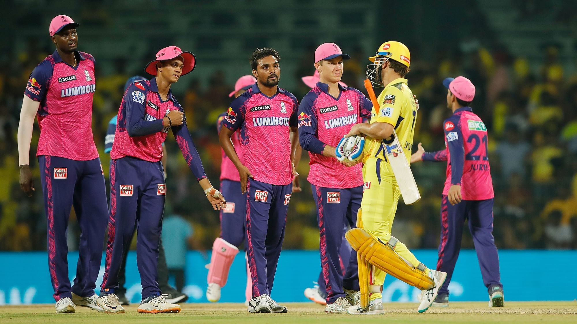 <div class="paragraphs"><p>RR beat CSK by 3 runs and occupy first spot in the IPL 2023 points table&nbsp;</p></div>