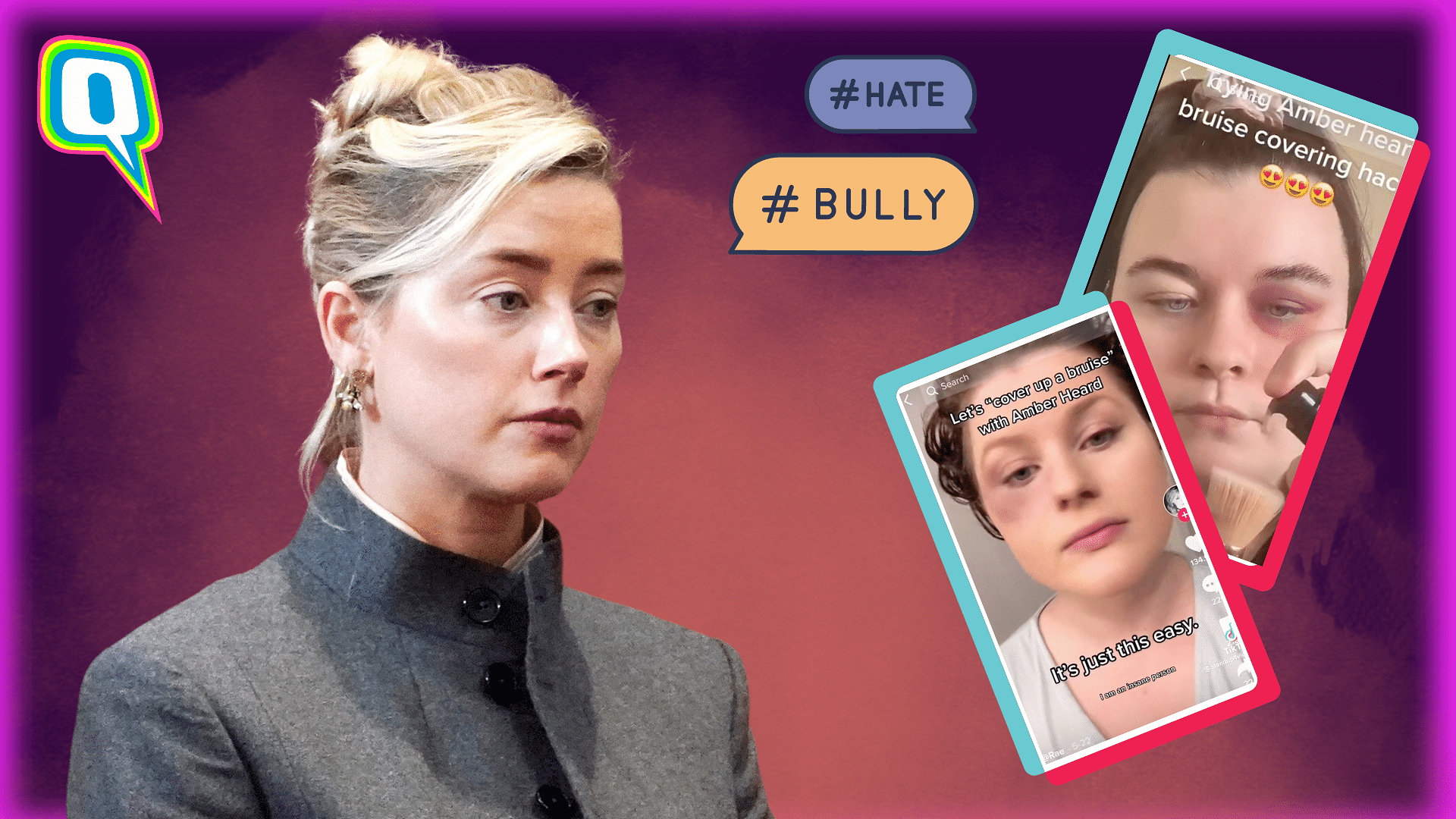 <div class="paragraphs"><p>Many people on TikTok re-created and enacted Amber Heard's domestic abuse claims in&nbsp;'Bruise Makeup' videos</p></div>