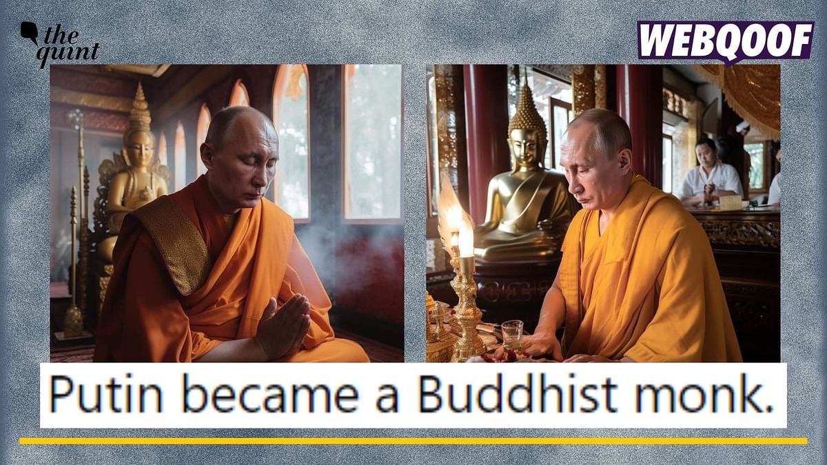 Fact-Check: AI-Generated Images of Vladimir Putin as a Buddhist Monk Go Viral