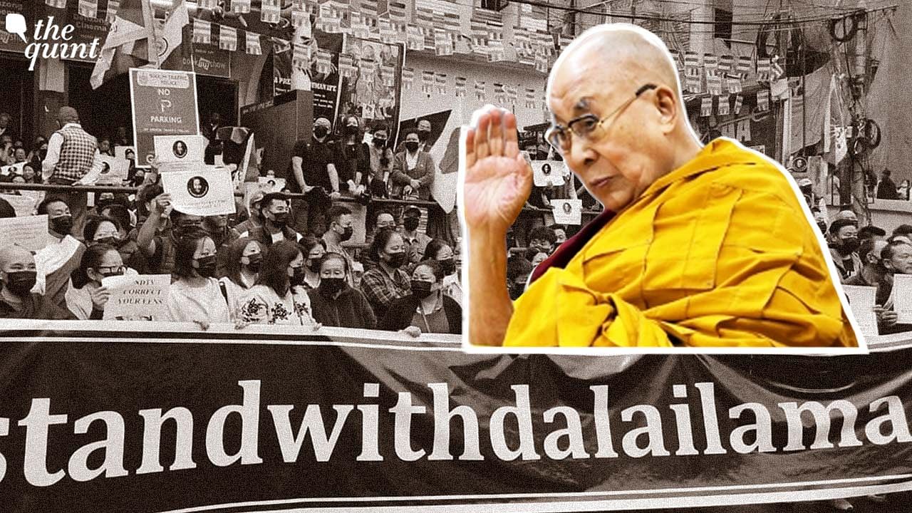 <div class="paragraphs"><p>Days after Tibetan spiritual leader <a href="https://www.thequint.com/topic/dalai-lama">Dalai Lama</a> was called out on social media for 'kissing' a young boy on camera, hundreds of his supporters rallied for him, demanding an apology from the media for 'misinterpreting' the gesture.</p></div>