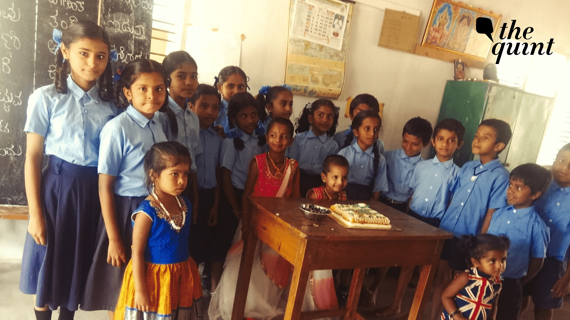 <div class="paragraphs"><p>Primary school students in their one-room school.</p></div>