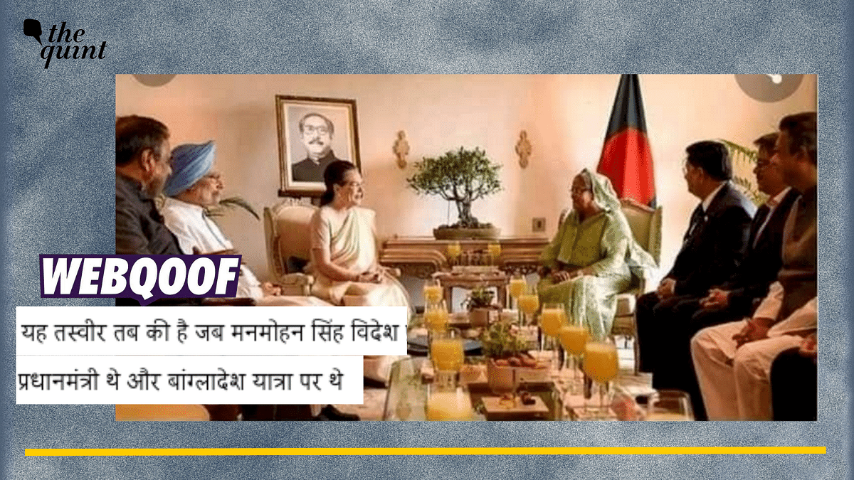 Photo of Manmohan Singh, Sonia Gandhi & Bangladesh PM Viral With False Claims