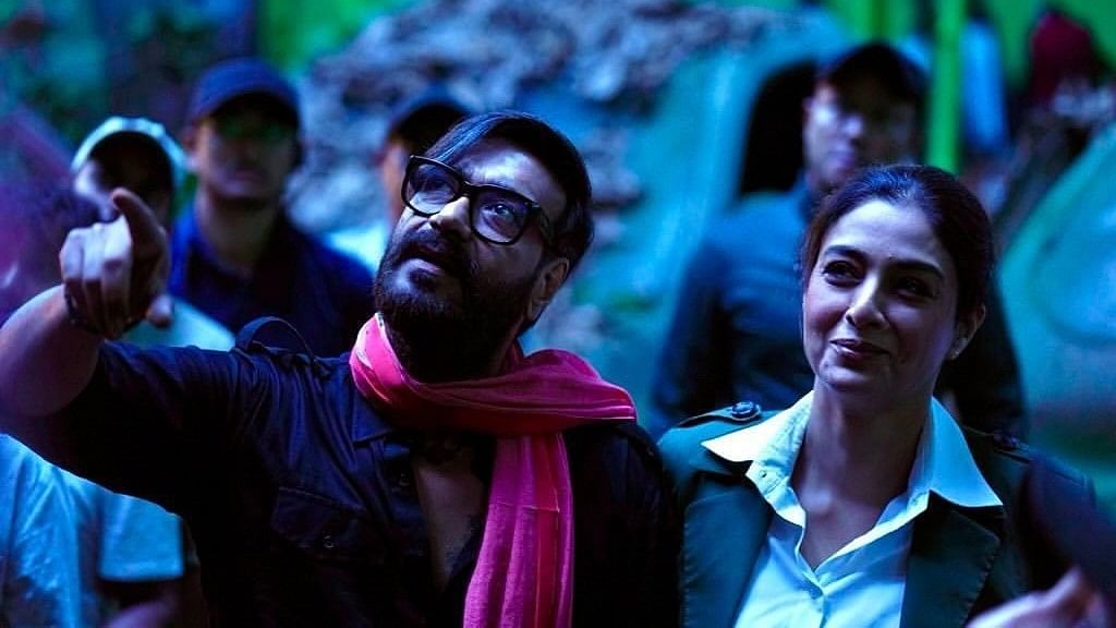 <div class="paragraphs"><p>Ajay Devgn and Tabu in a still from <em>Bholaa</em>.</p></div>