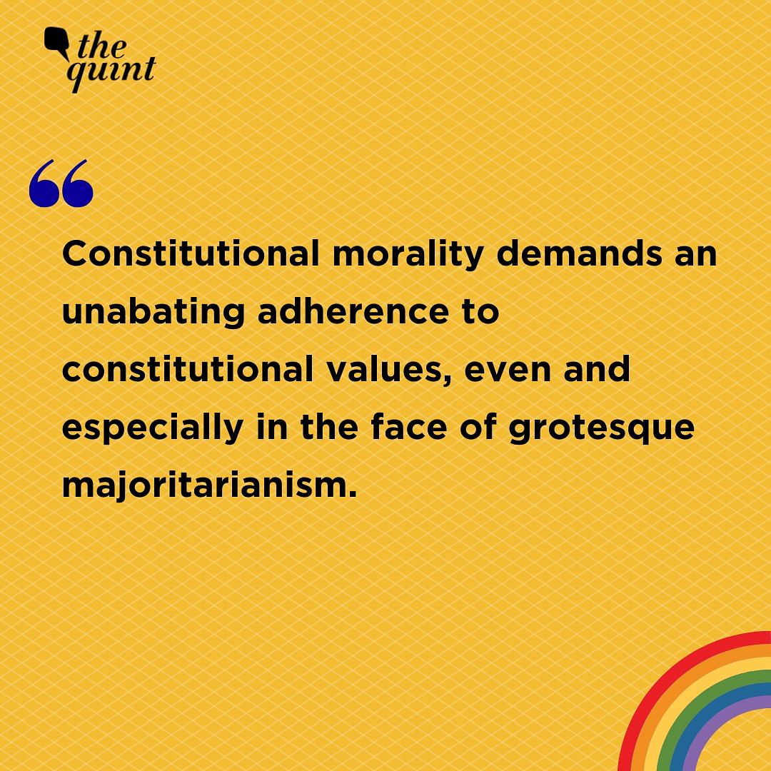 The Constitution was not drafted to echo the views of the majority.