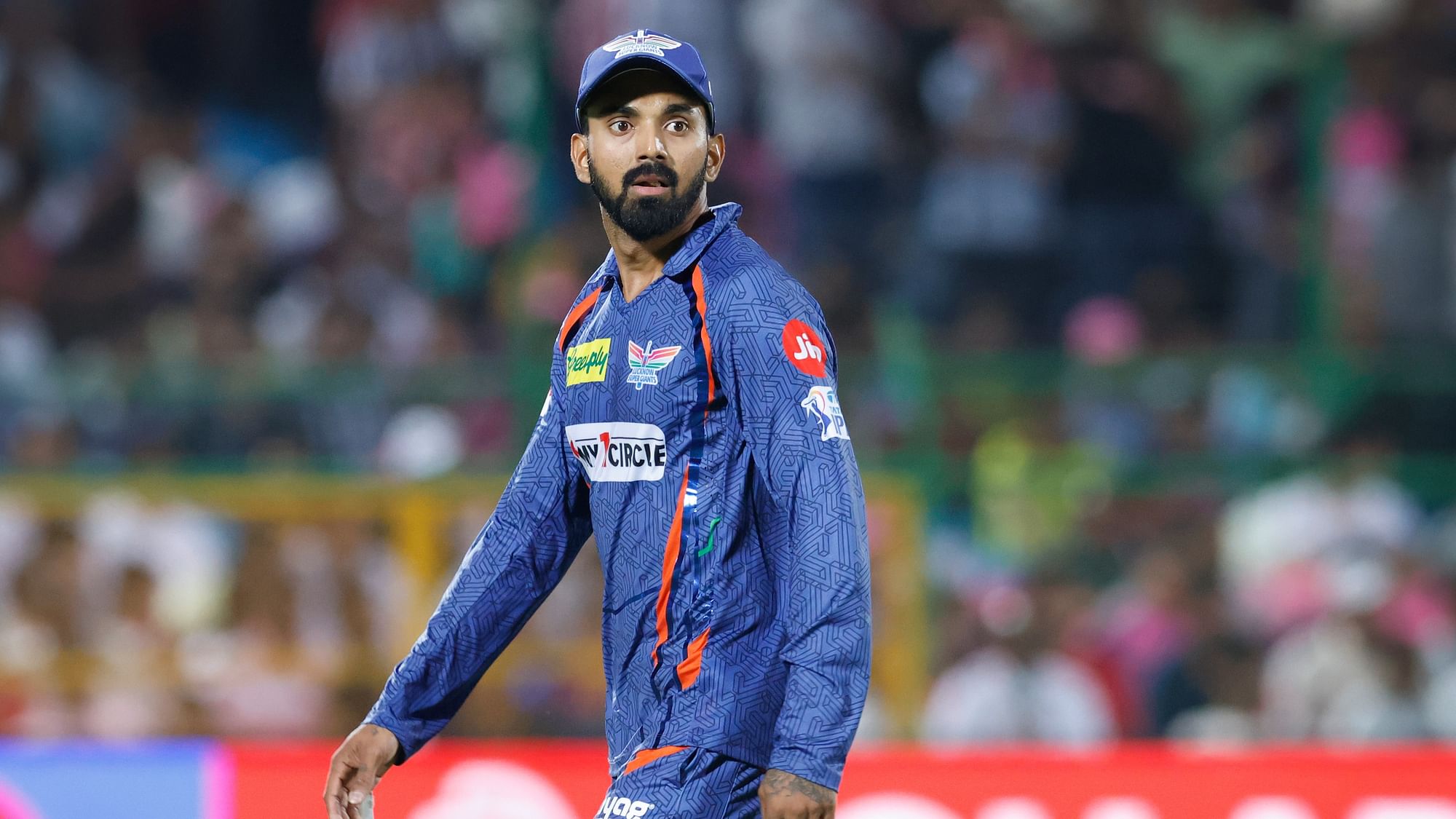 <div class="paragraphs"><p>KL Rahul was fined for maintaining slow over-rate against Rajasthan Royals</p></div>